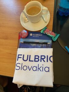 Fulbright Slovakia swag